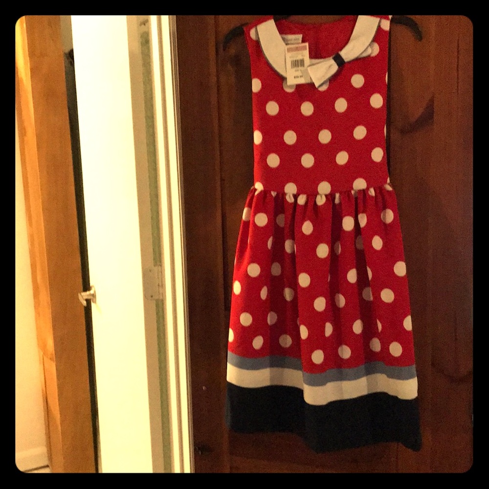 🇨🇦🇺🇸Bonnie Jean RED/WHITE/BLUE Dress! 🇺🇸🇨🇦